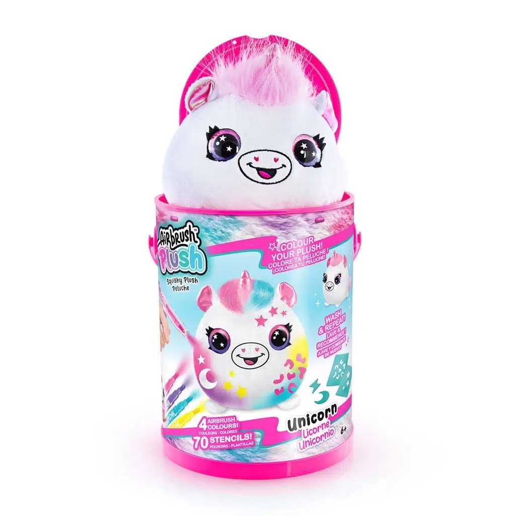 Airbrush Plush Sürpriz Squishy Paint Bucket Unicorn 87794