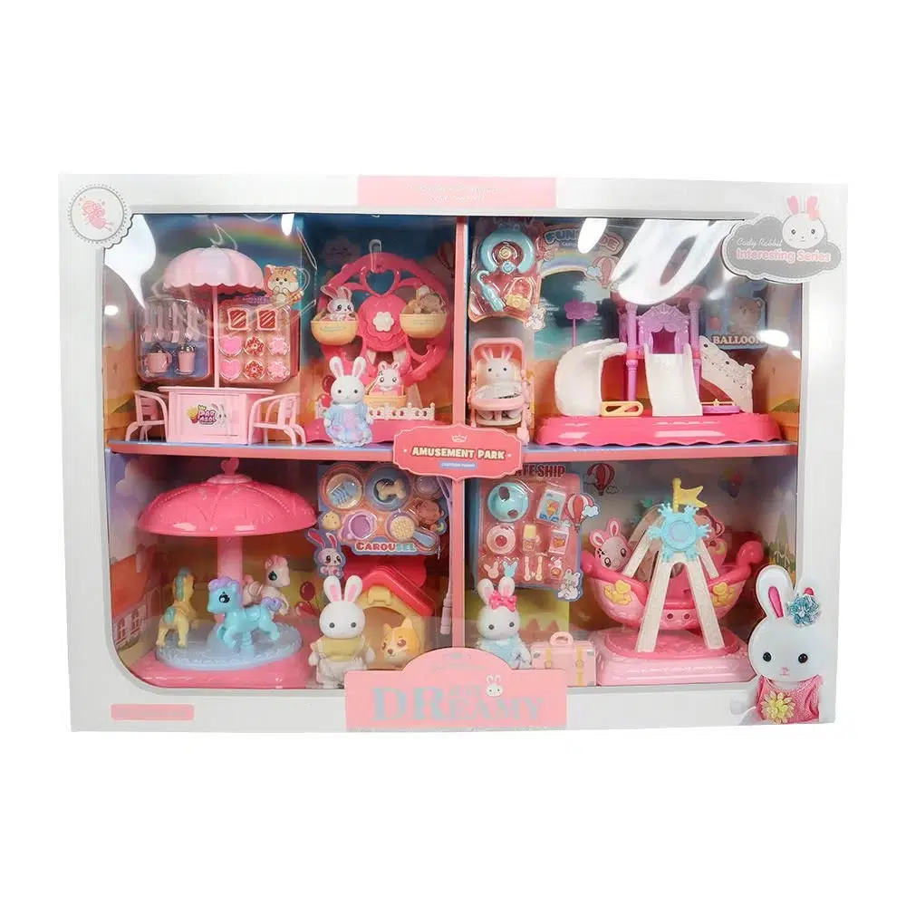 Bay Dreamy Mini Tavşan Büyük Eğlence Parkı 4lü
