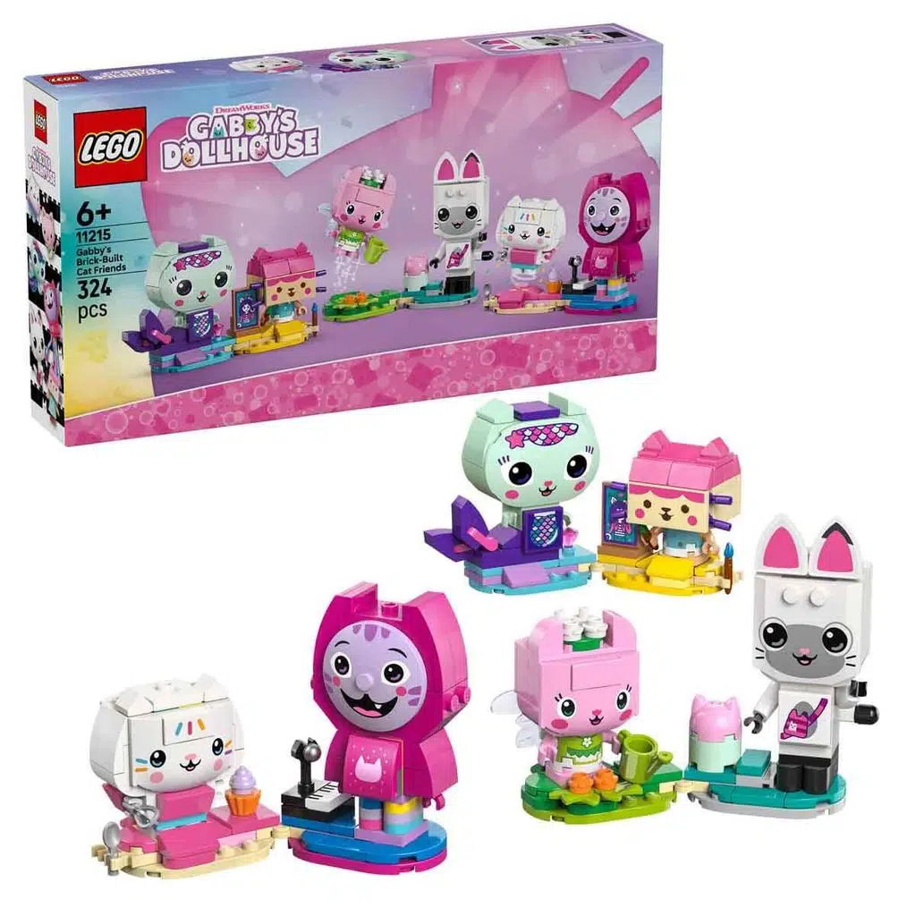 Lego 11215 Gabby's Dollhouse Gabby'nin Parçalarla İnşa Edilen Kedi Arkadaşları